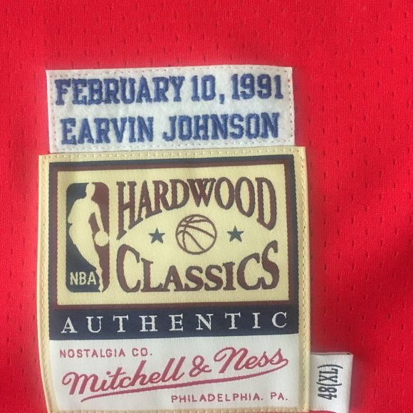 Magic Johnson 1991 NBA All-Star Jersey - Picture 3 of 11